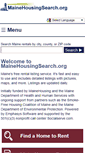 Mobile Screenshot of mainehousingsearch.org