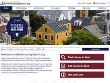 Tablet Screenshot of mainehousingsearch.org